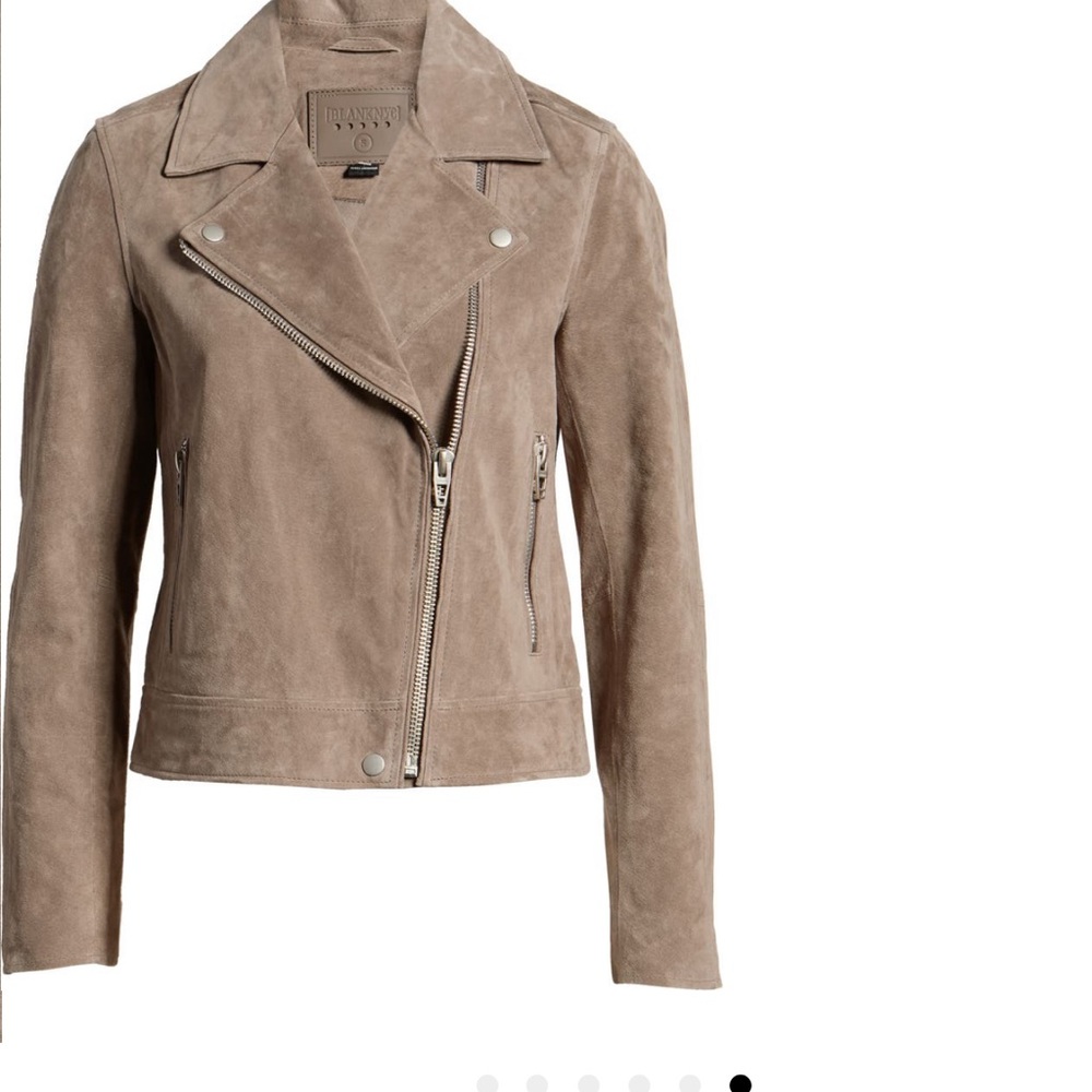 Blank NYC suede  moto jacket